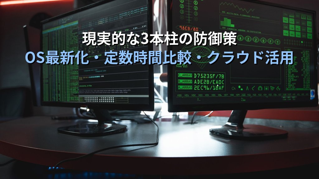 サイドチャネル攻撃とは?タイミング攻撃・SpectreとMeltdownで狙われる仕組みと現実的な防御策 - まとめ